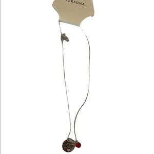 Versona Insp Silver Necklace- World’s Best Teacher